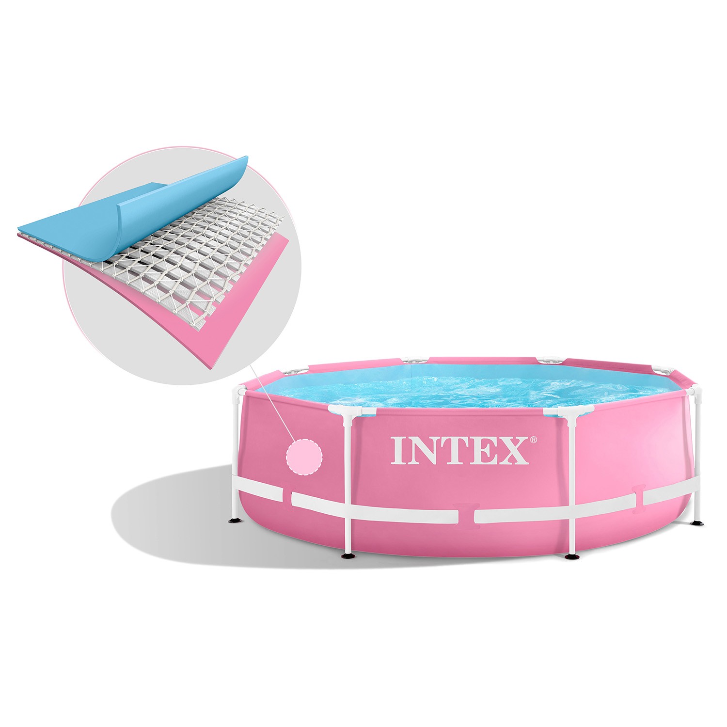 Záhradný bazén s rámom 244 x 76 cm INTEX 28290 – Obrázok 3