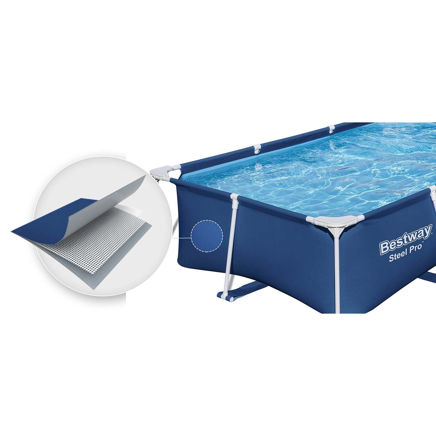 Záhradný bazén s rámom 259 x 170 x 61 cm Bestway 56403N – Obrázok 6