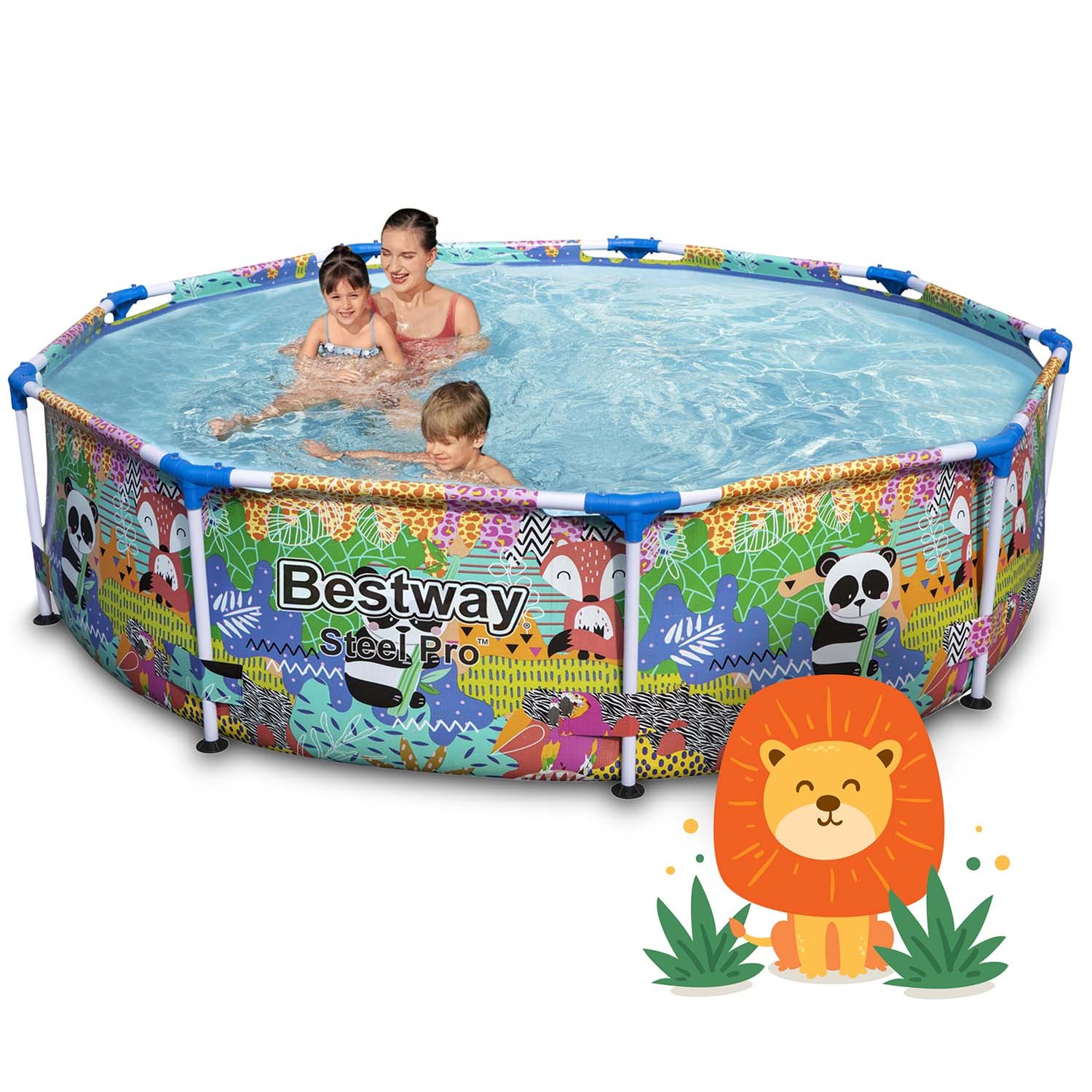 Záhradný bazén s rámom 274 x 66 cm 4 v 1 Bestway 5612F – Obrázok 4
