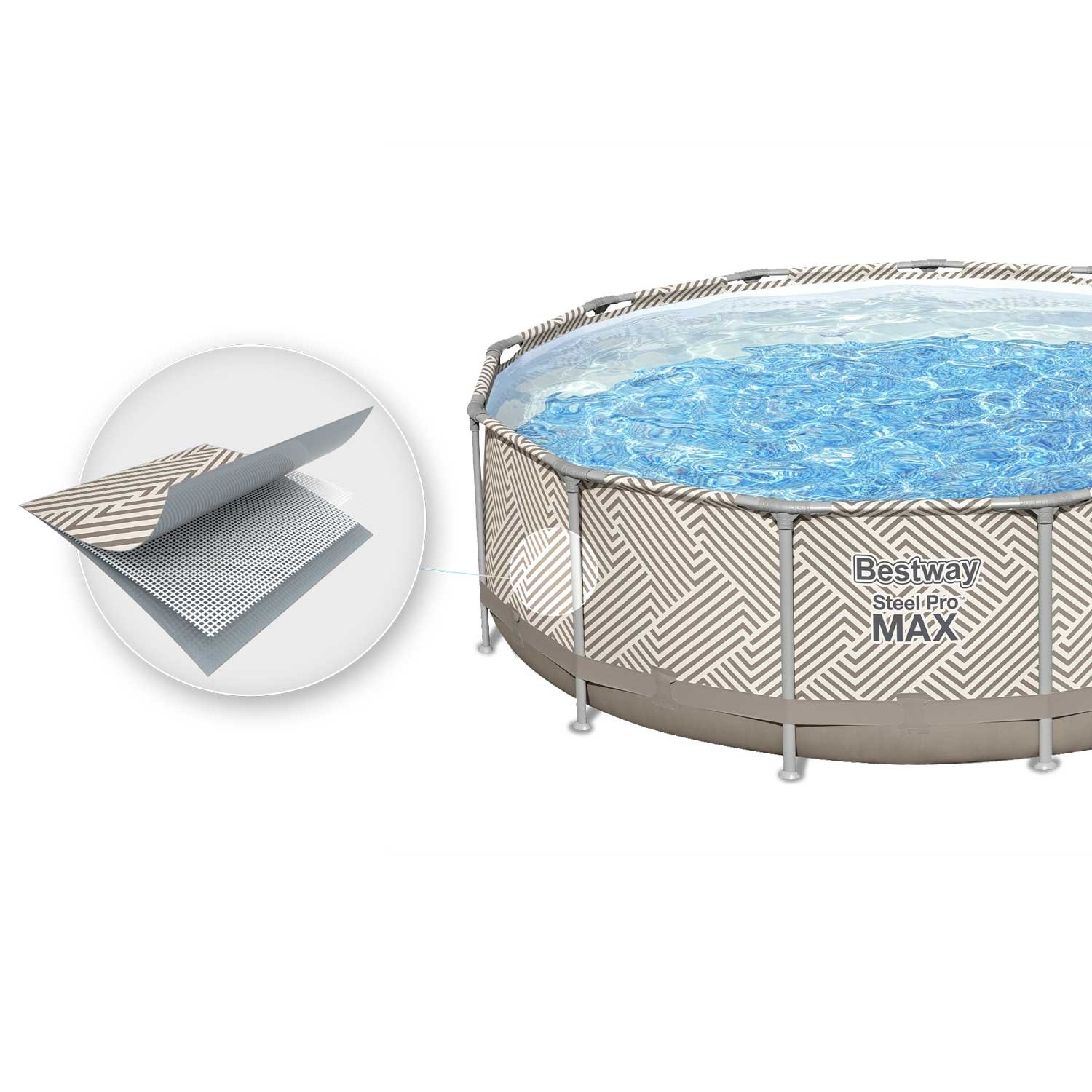 Záhradný bazén s rámom 396 x 107 cm 11-v-1 Bestway 561FY – Obrázok 6