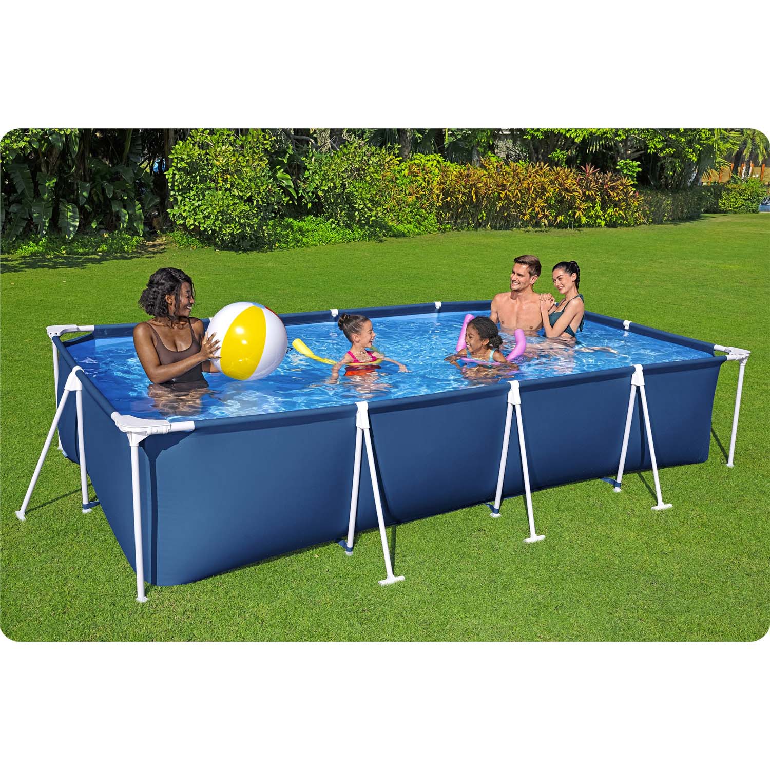 Záhradný bazén s rámom 300 x 201 x 66 cm 16 v 1 Bestway 56404N – Obrázok 5