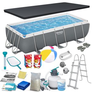 Záhradný bazén s rámom 404 x 201 x 100 cm 18 v 1 56442 Bestway