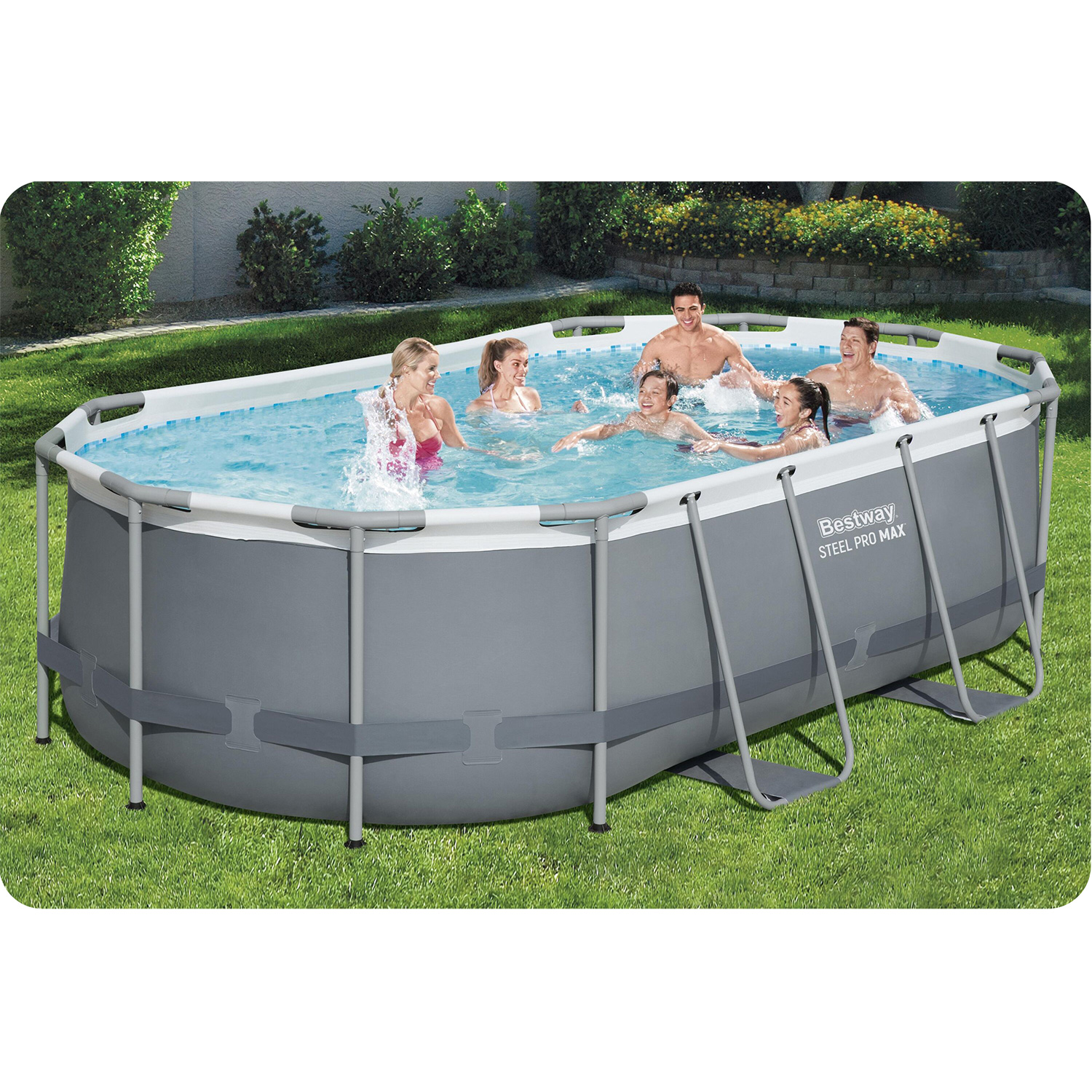 Záhradný bazén s rámom 427 x 250 x 100 cm 11 v 1 Bestway 56620 – Obrázok 7