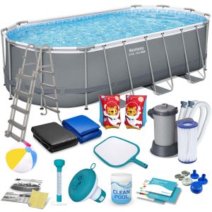 Záhradný bazén s rámom 549 x 274 x 122 cm 17 v 1 Bestway 56710