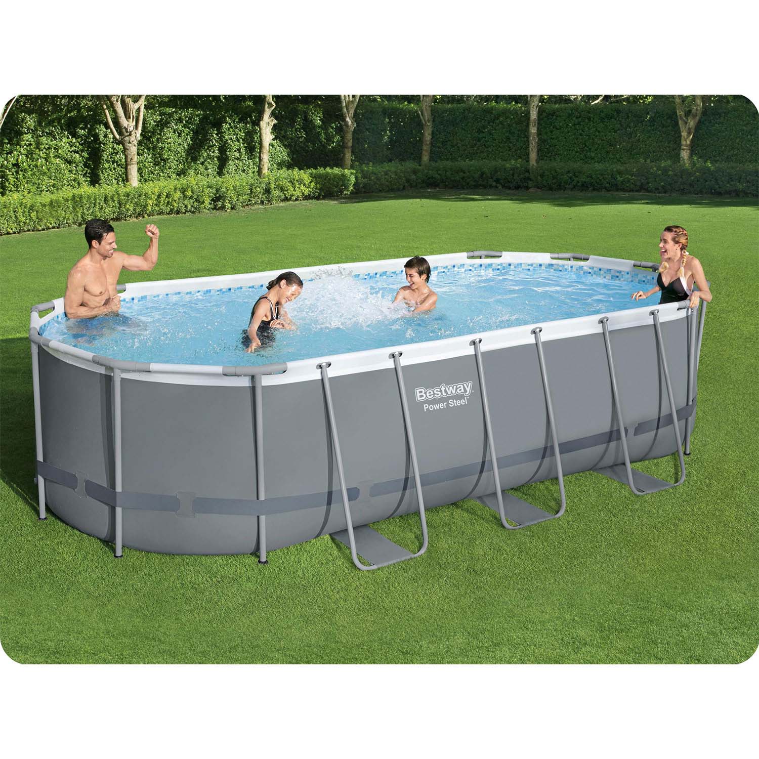 Záhradný bazén s rámom 549 x 274 x 122 cm 17 v 1 Bestway 56710 – Obrázok 6