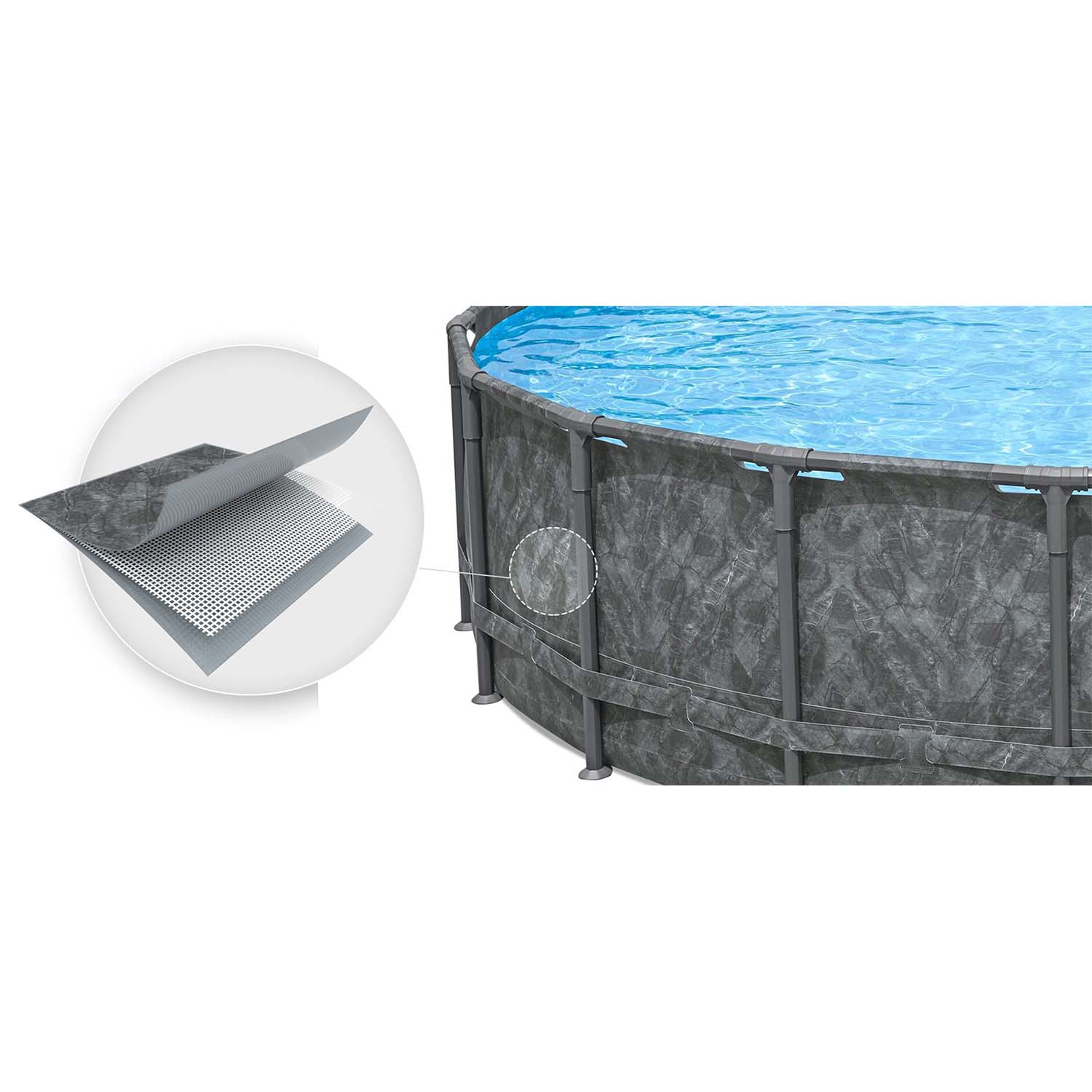 Záhradný bazén s rámom 671 x 132 cm 11-v-1 Bestway 561JZ – Obrázok 2