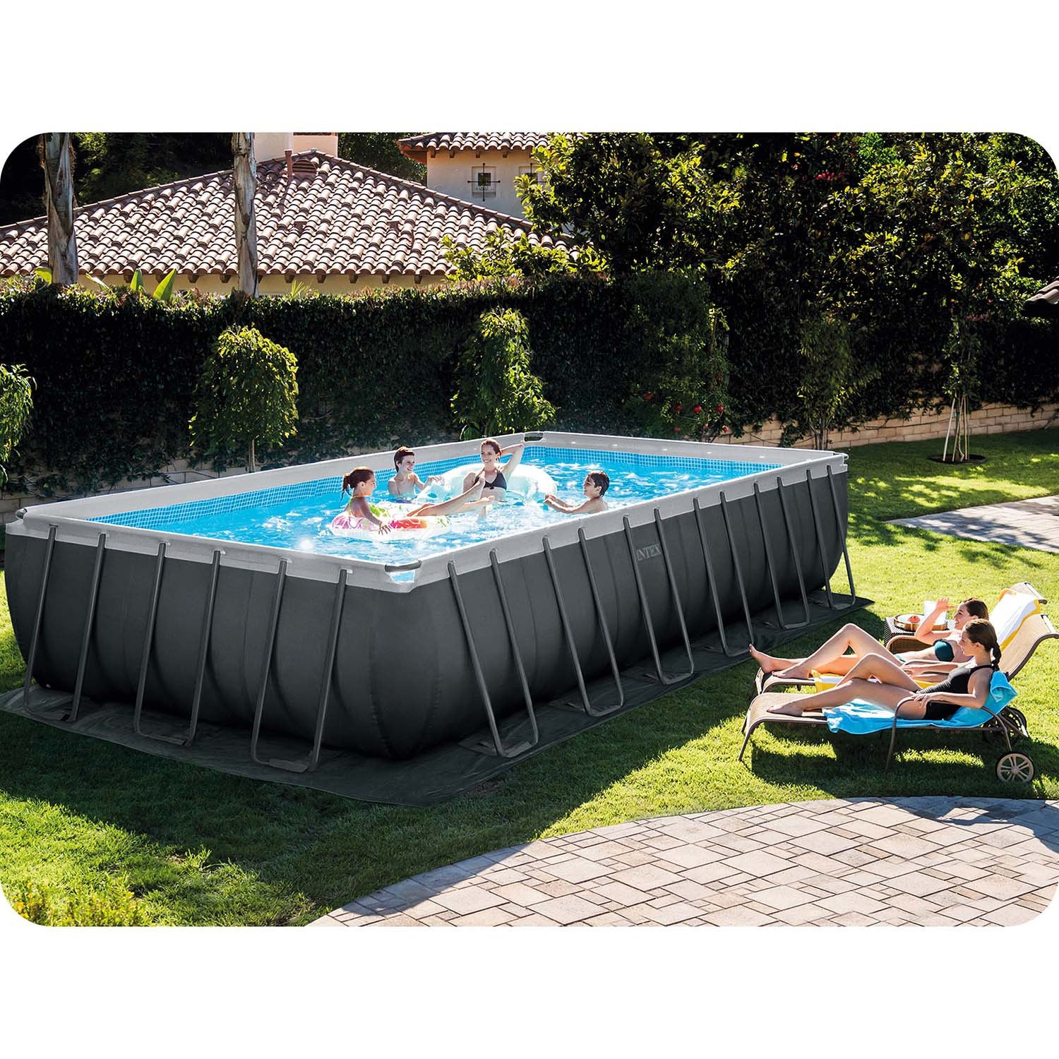 Záhradný bazén s rámom 975 x 488 x 132 cm 15 v 1 INTEX 26378 – Obrázok 5