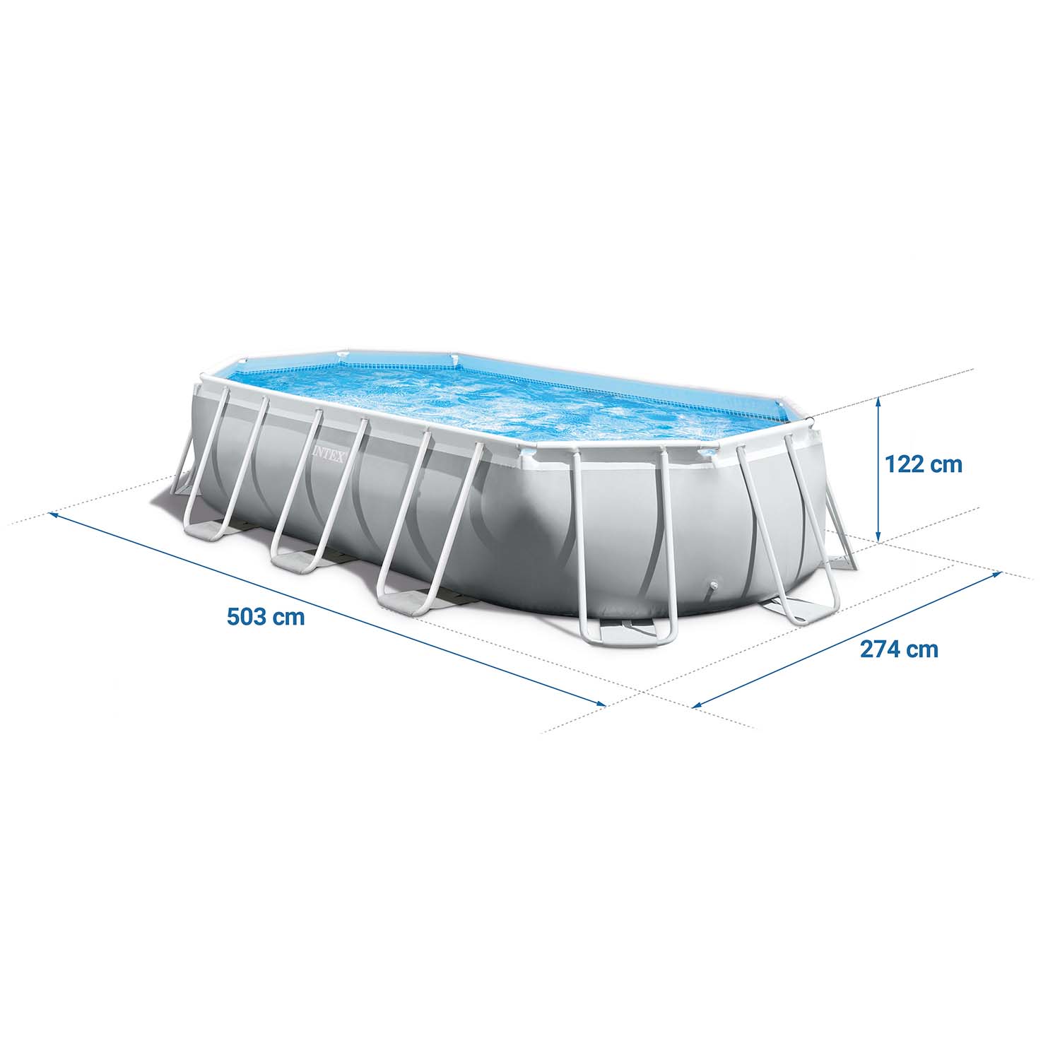 Obdĺžnikový bazén 503x274x122cm 18v1 INTEX 26796 – Obrázok 2