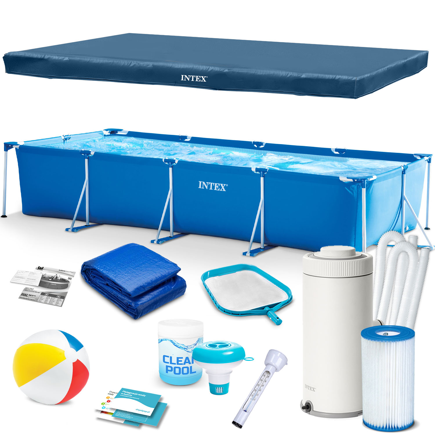 Bazén s rámom 450x220x84cm 16v1 Intex 28274