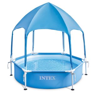 Detský rámový bazén so strechou 183 x 38 cm INTEX 28209