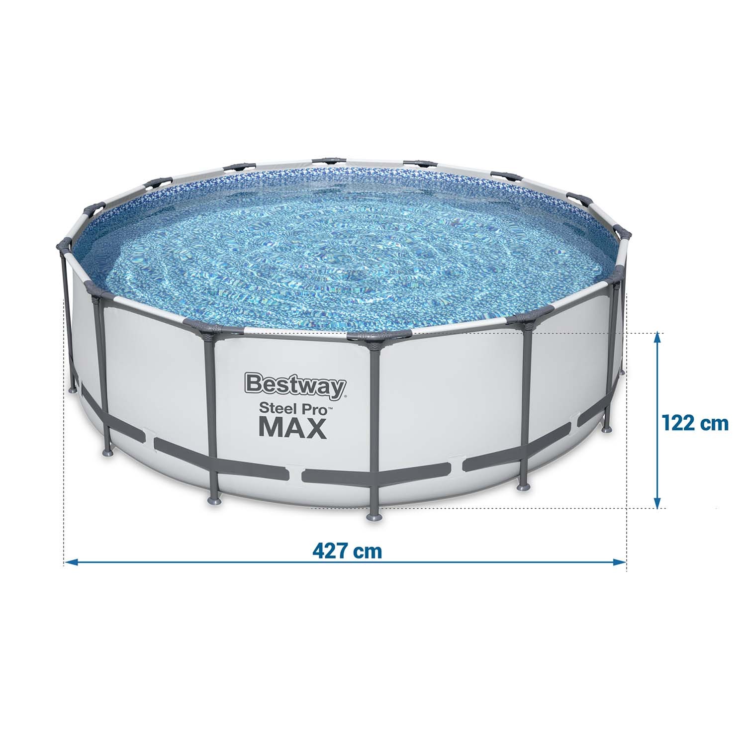 Záhradný bazén s rámom 427 x 122 cm 19 v 1 Bestway 5612X – Obrázok 2