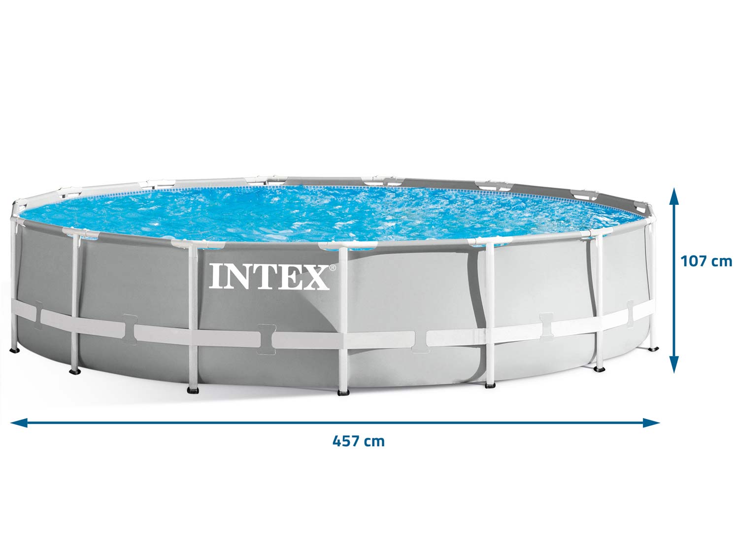 Záhradný bazén s rámom 457 x 107 cm 18-v-1 sada INTEX 26724 – Obrázok 3