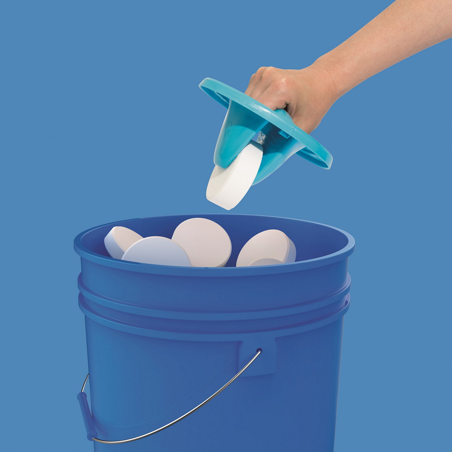Veľký plavák, dávkovač bazénovej chemikálie Bestway 58474 – Obrázok 2