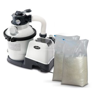 Pieskové filtračné čerpadlo 12000 l/h INTEX 26652 + 50 kg