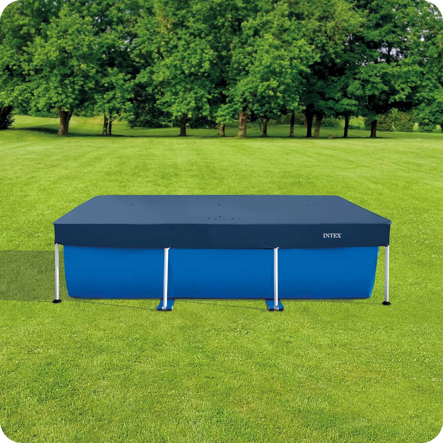 Kryt na rámový bazén 260 x 160 cm INTEX 28036 – Obrázok 3