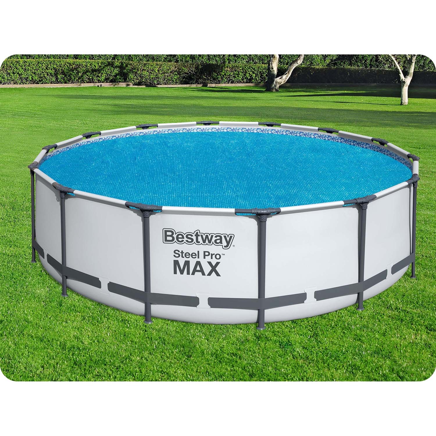 Solárny kryt na bazén s rámom 427 cm Bestway 58252 – Obrázok 4