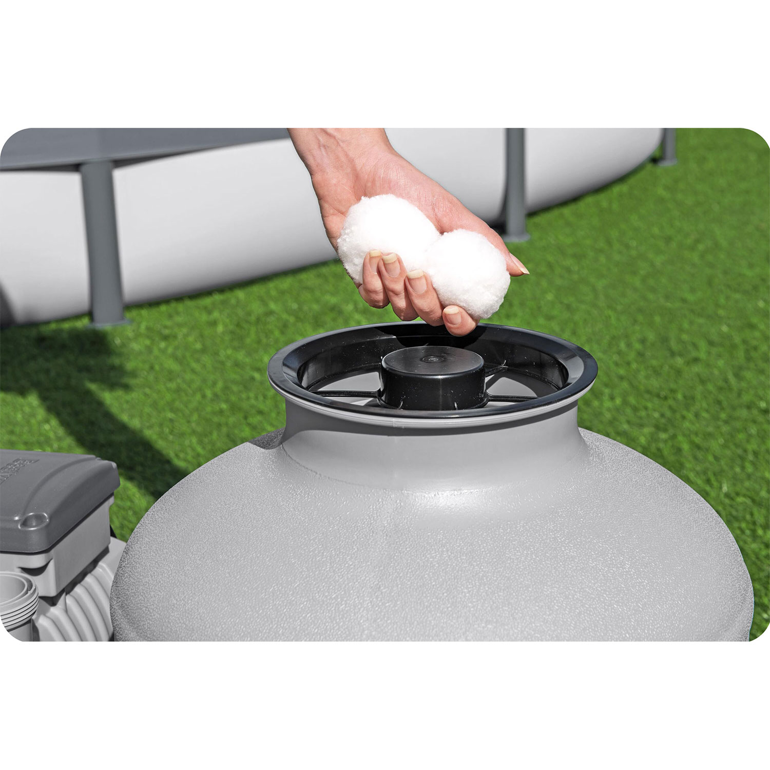 Pieskové čerpadlo 11355 l/h + 50 kg piesku Bestway 58486 – Obrázok 5