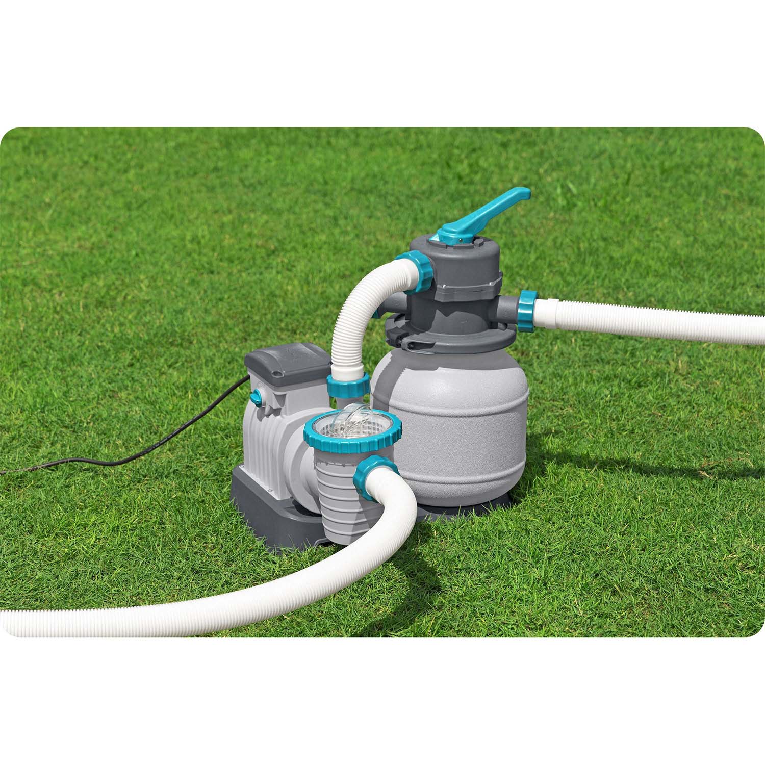Pieskové čerpadlo 6056 l/h + 25 kg piesku Bestway 58497 – Obrázok 6