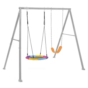 Dvojitá záhradná hojdačka, detské ihrisko, bocianie hniezdo, INTEX 44126