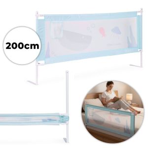 ECOTOYS 200 cm zábrana do postele, bezpečnostná mriežka pre deti