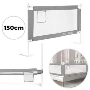 ECOTOYS 150 cm zábrana do postele, detská bezpečnostná mriežka