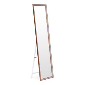 Veľké stojace zrkadlo 148 cm, hliníkový rám, výsuvné, ModernHome