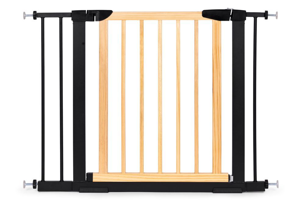 Bezpečnostná zábrana 74-100 cm na schody a dvere, kov, drevo, doplnkové panely, ECOTOYS – Obrázok 3