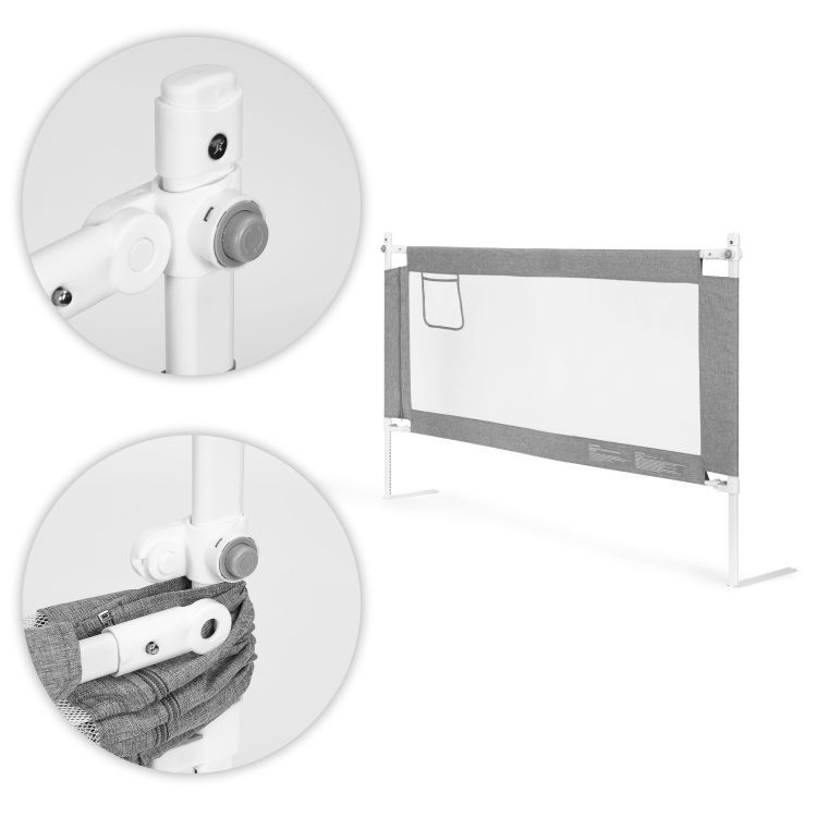 ECOTOYS 200 cm zábrana do postele, bezpečnostná mriežka pre deti – Obrázok 6