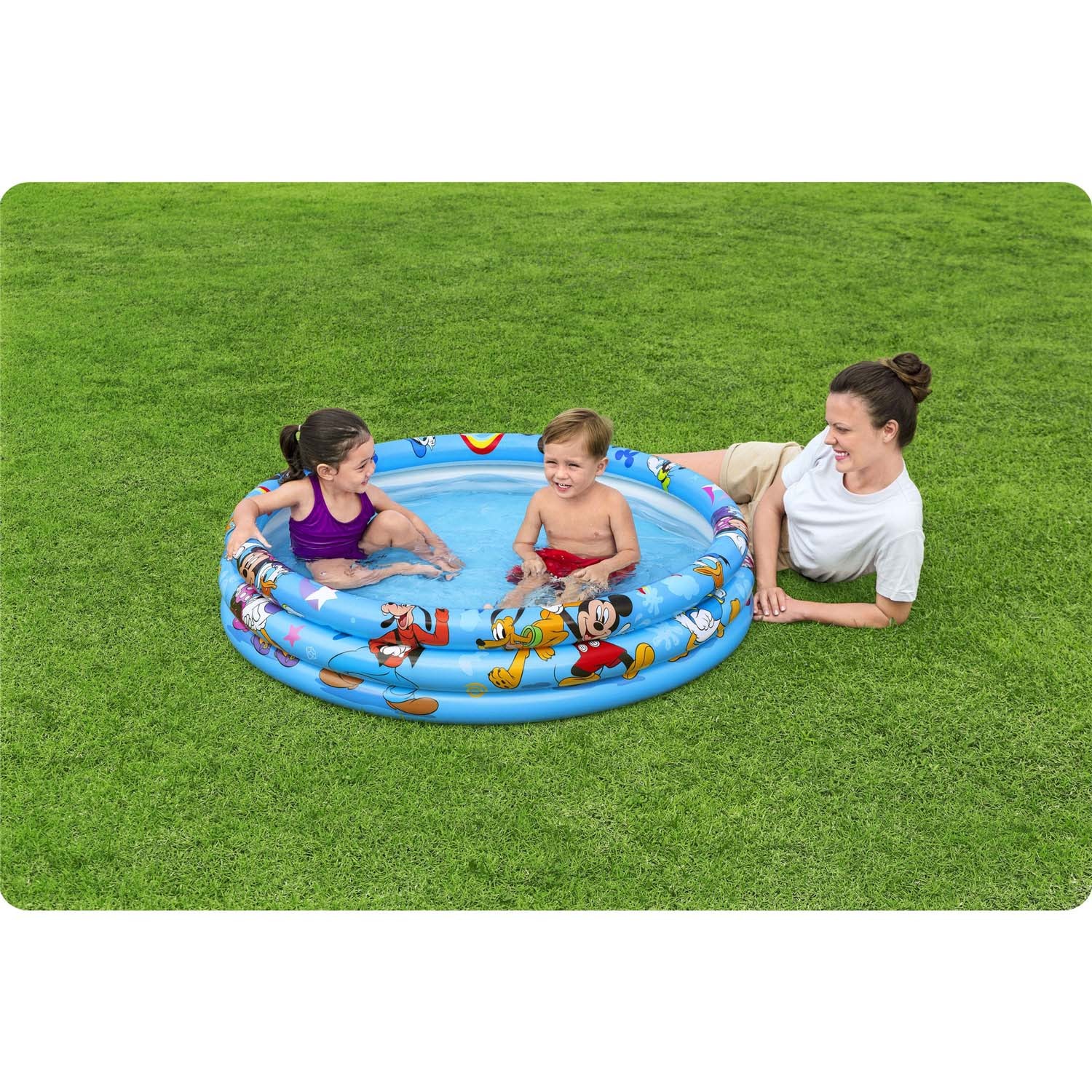 Nafukovací bazén Mickey Mouse a jeho priatelia 122 x 25 cm Bestway 91007 – Obrázok 2