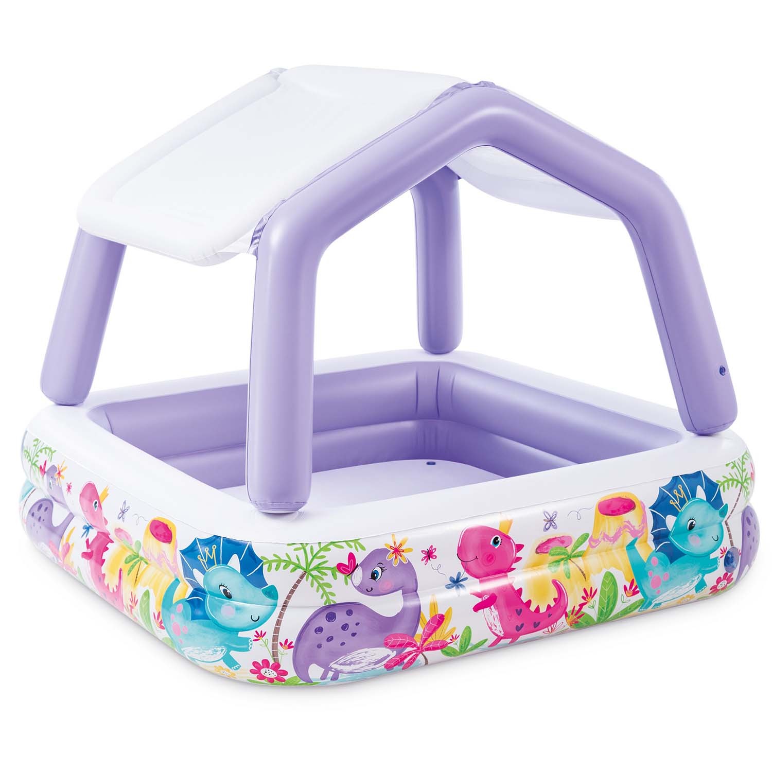 Nafukovací bazén so strechou Akvárium 157 x 157 x 122 cm INTEX 57470