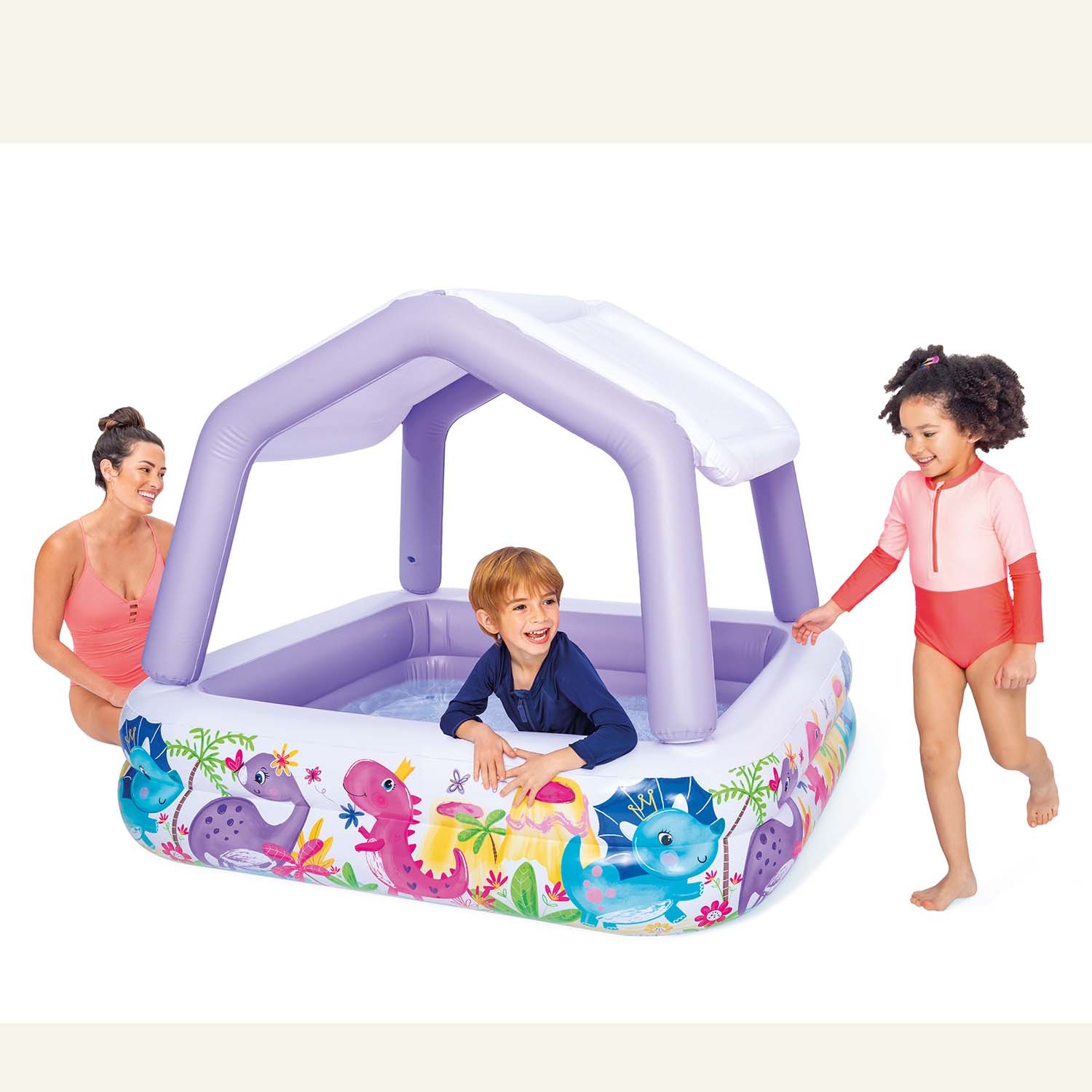 Nafukovací bazén so strechou Akvárium 157 x 157 x 122 cm INTEX 57470 – Obrázok 2