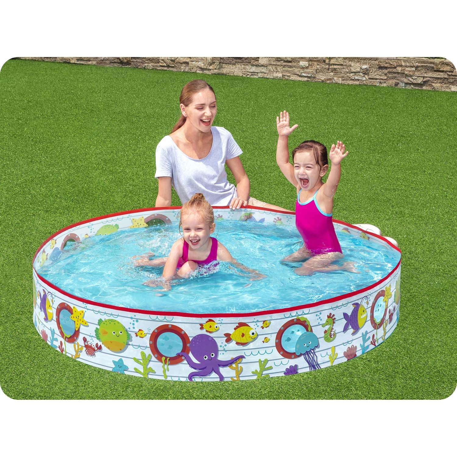 Detský bazén s rybičkami 152 x 25 cm Bestway 55029 – Obrázok 2