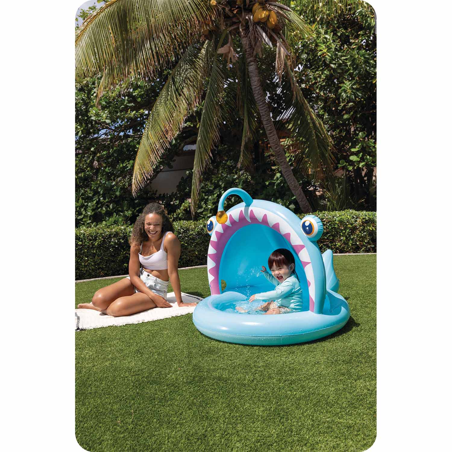 Intex 58419 Rybársky bazén s rybičkami a strechou 102 x 94 cm – Obrázok 3