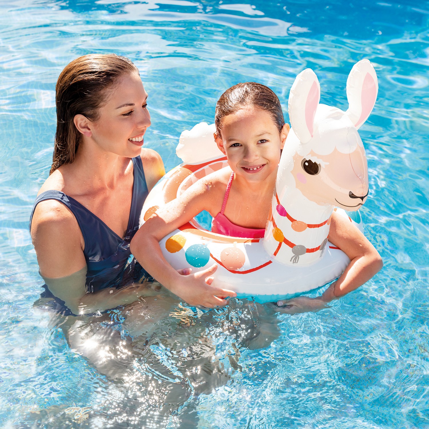 Intex 58221 Veľký plavecký kruh Lama – Obrázok 2