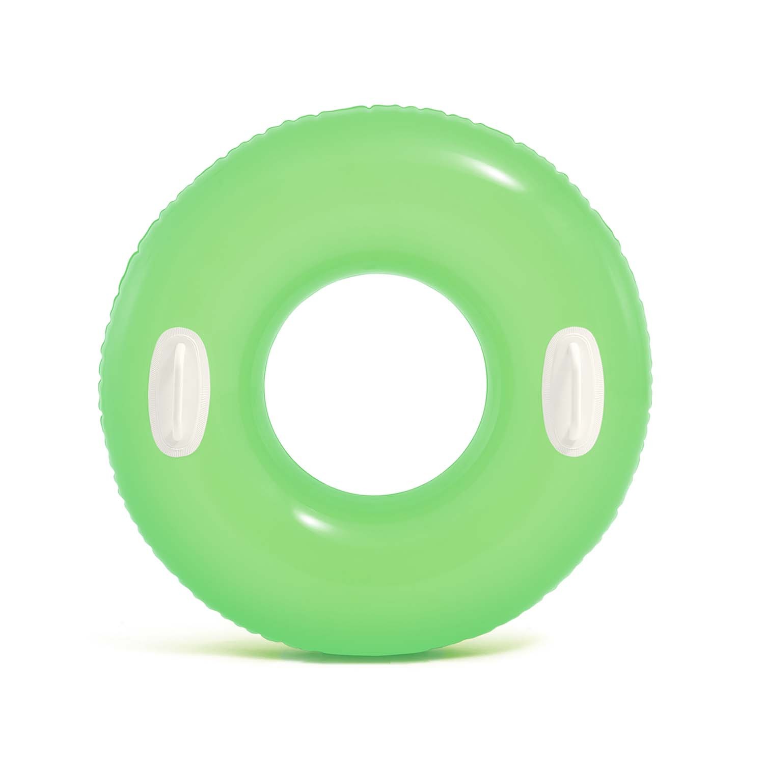 Plávací kruh s rúčkami 76 cm zelený INTEX 59258