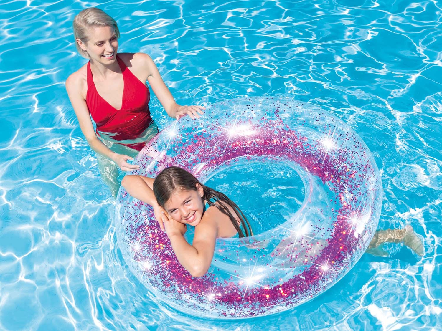 INTEX 56274 trblietavý plavecký kruh Ružový – Obrázok 2