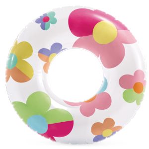 Plávací kruh s kvetmi 81 cm INTEX 59259
