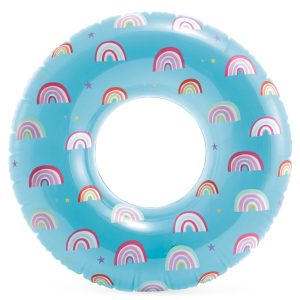 Dúhový plavecký kruh 81 cm INTEX 59259