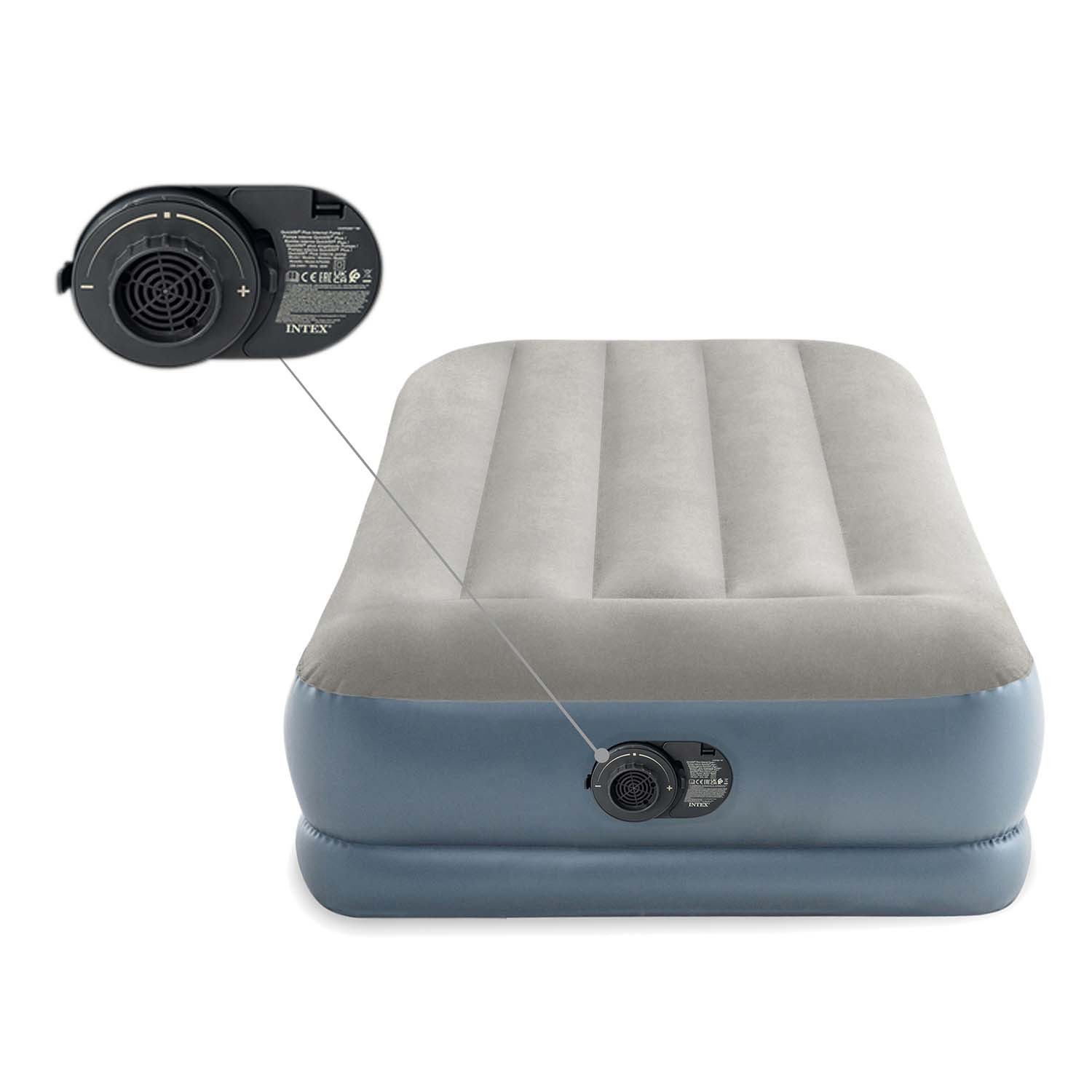 Nafukovací matrac 191x99x33 cm so vstavanou elektrickou pumpou INTEX 64116ND – Obrázok 2