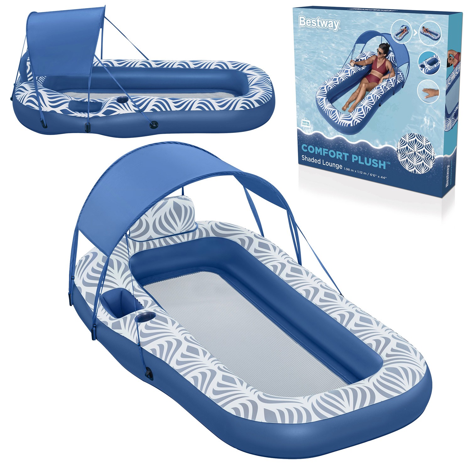 Bestway 43732 Plavecký matrac so strieškou