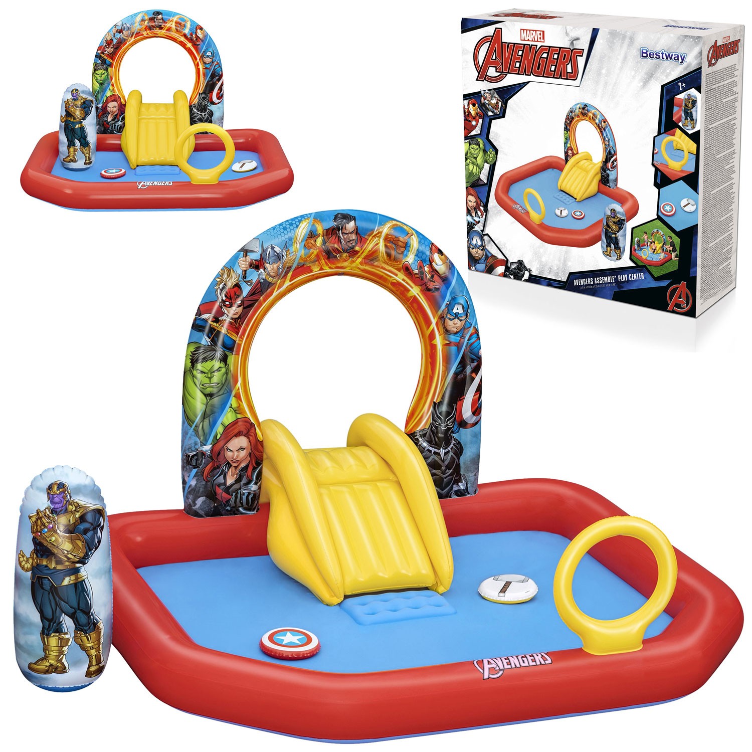 Nafukovacie ihrisko Avengers 211 x 198 x 125 cm Bestway 98800