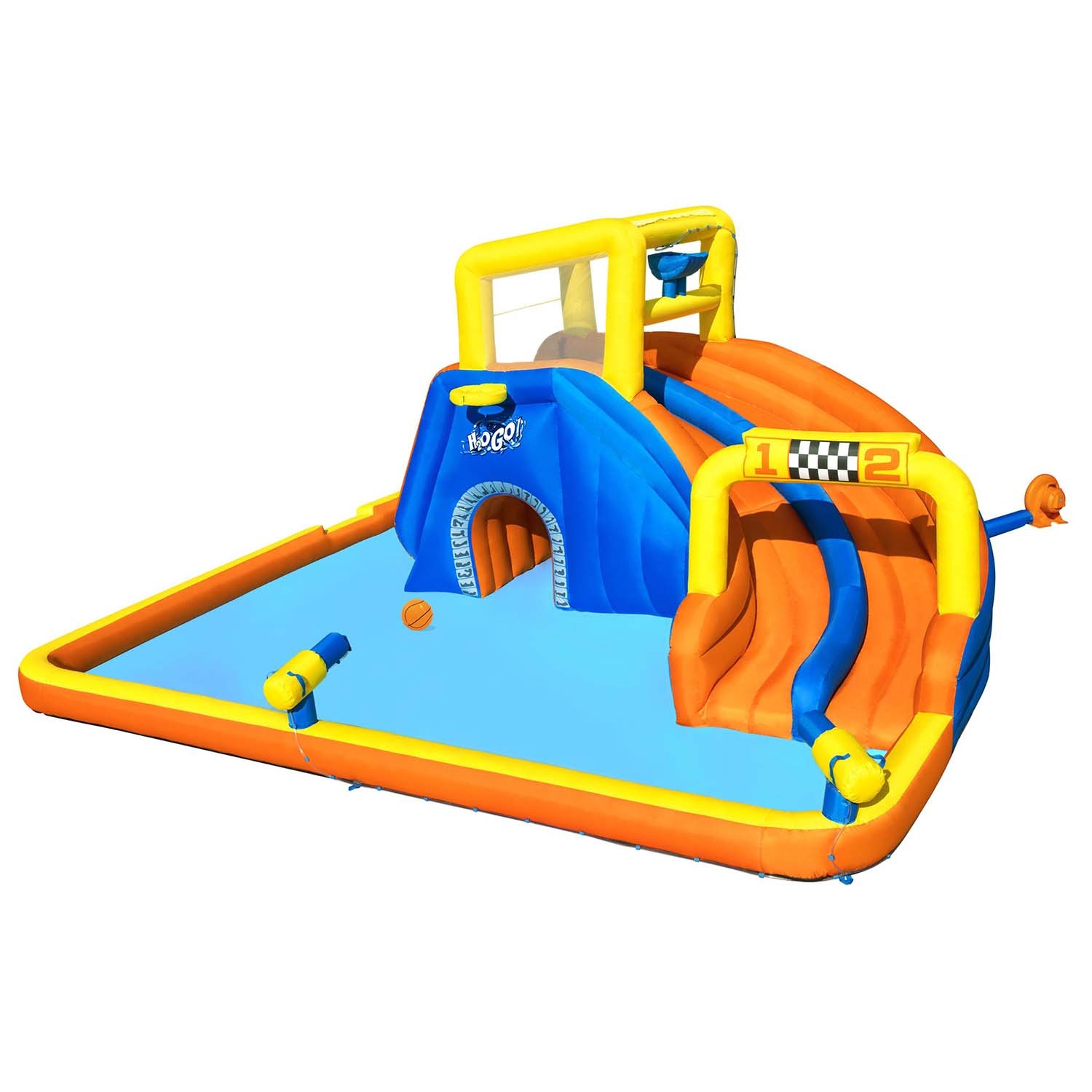 Nafukovacie ihrisko Mega Park 551 x 502 x 265 cm Bestway 53377 – Obrázok 6