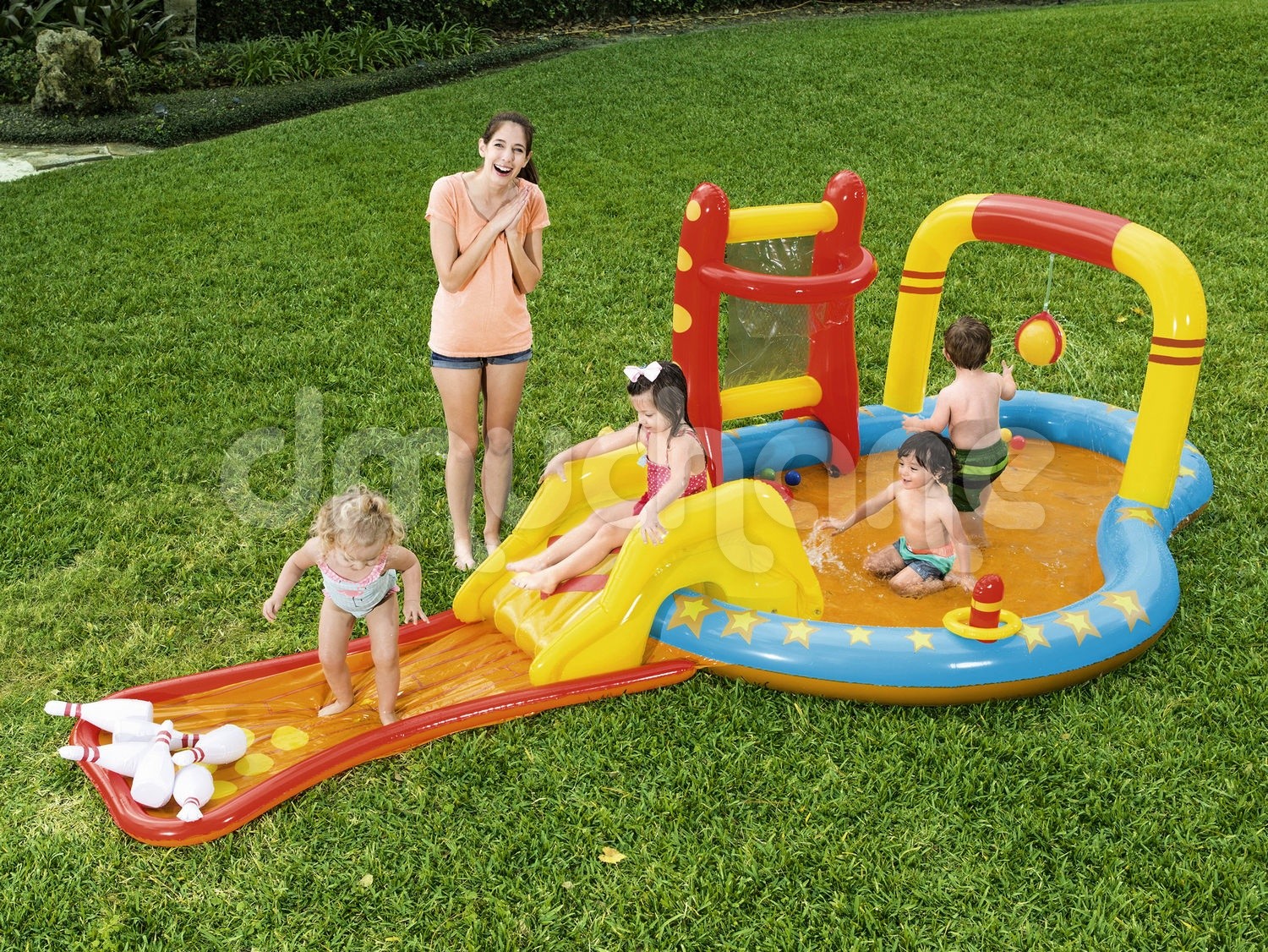 Nafukovacie ihrisko Night Camp 435 x 213 x 117 cm Bestway 53068 – Obrázok 2