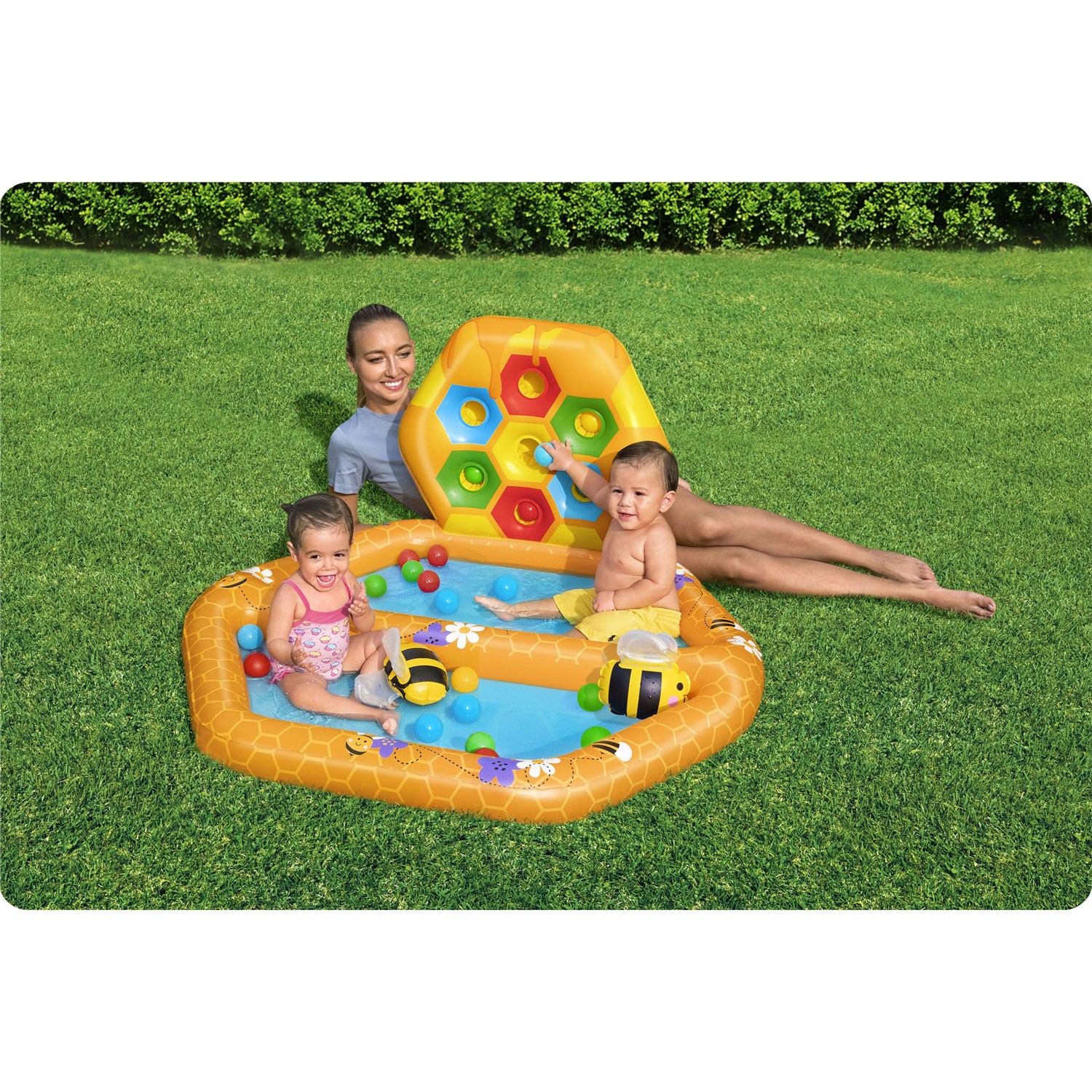 Nafukovacie ihrisko Včely 127 x 119 x 61 cm Bestway 52639 – Obrázok 3