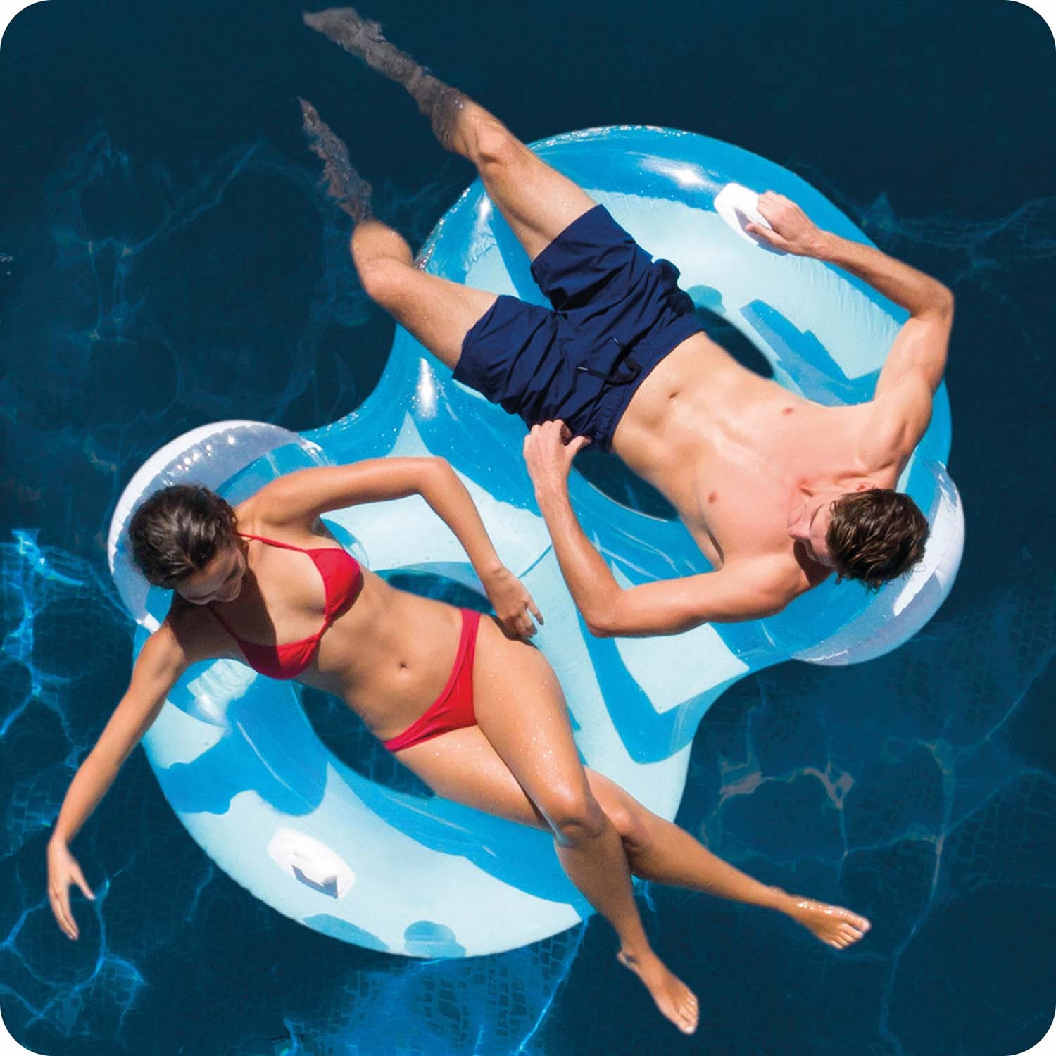 Intex 56800 Dvojité plávajúce kreslo 198 x 117 cm – Obrázok 2