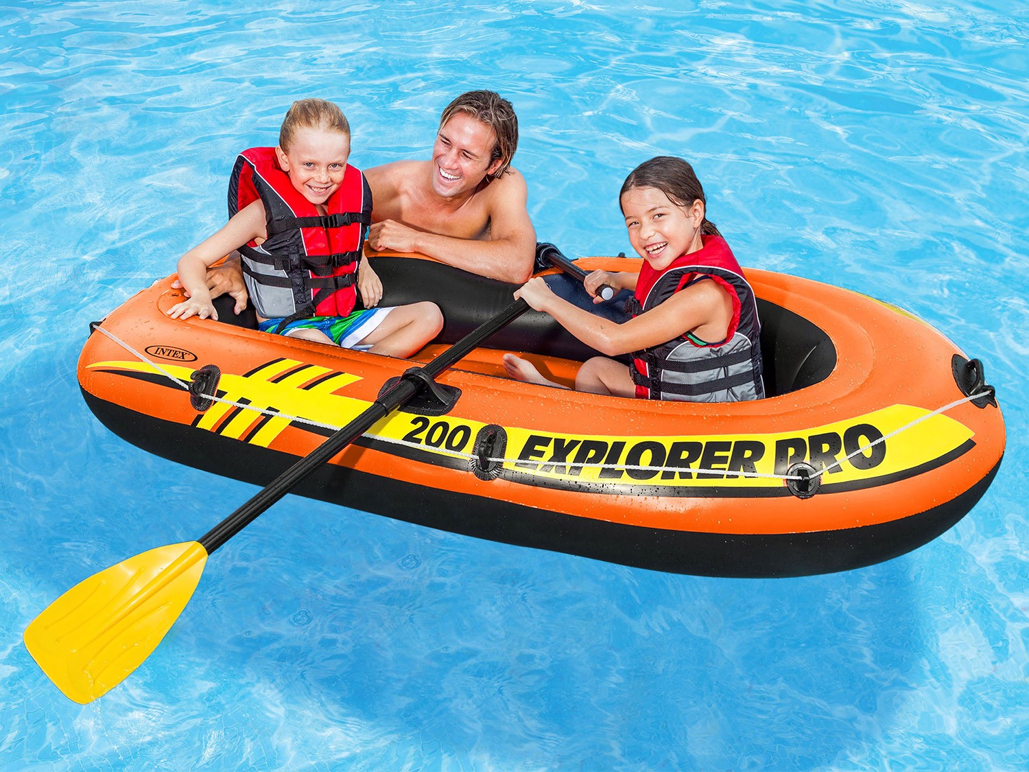 Pontoon Explorer PRO 200 196 x 102 x 33 cm INTEX 58356 – Obrázok 3