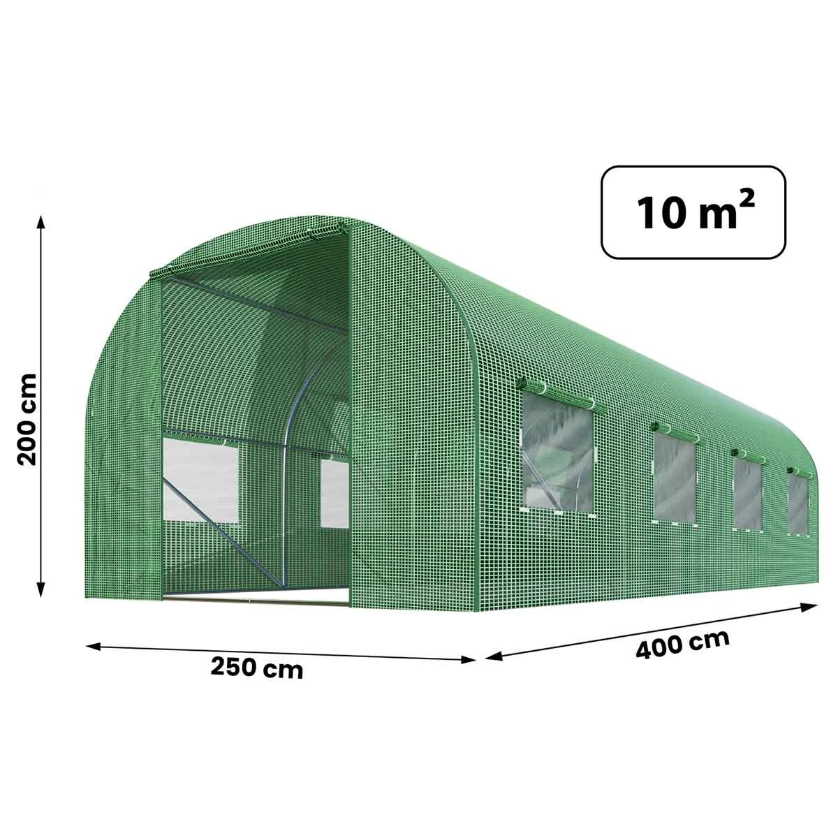 Fólia do záhradného tunela 2,5x4m (10m2) Plonos – Obrázok 2