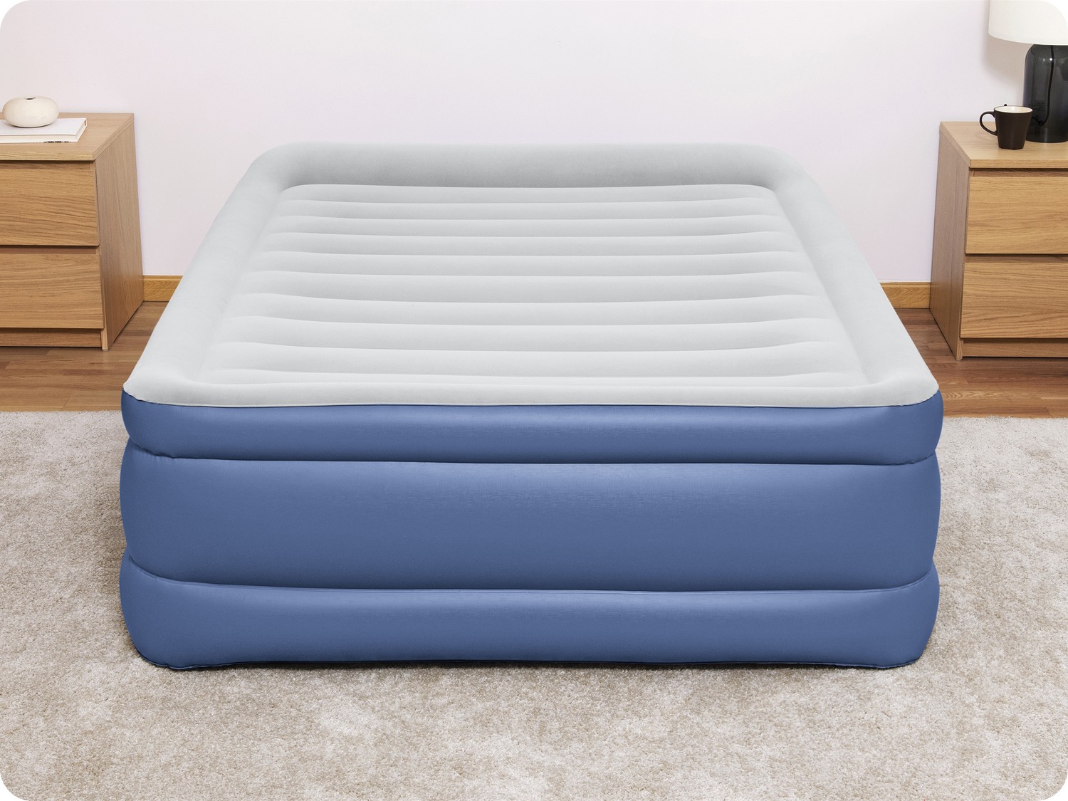 Nafukovací matrac 203x152x61 cm so vstavanou elektrickou pumpou Bestway 67690 – Obrázok 2