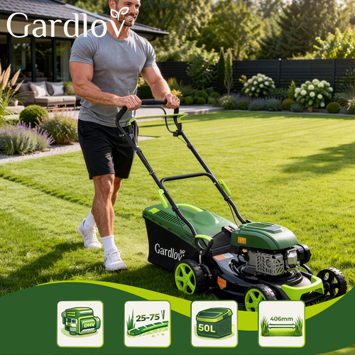 Benzínová kosačka na trávu DriveX Gardlov – Obrázok 11