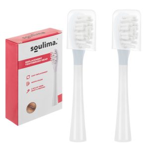 Biele hlavice zubnej kefky 2 ks Soulima 26929